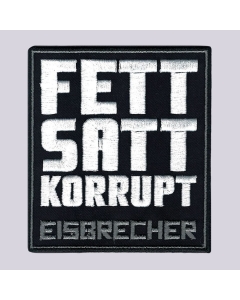 EISBRECHER 'Fett Satt Korrupt' Patch