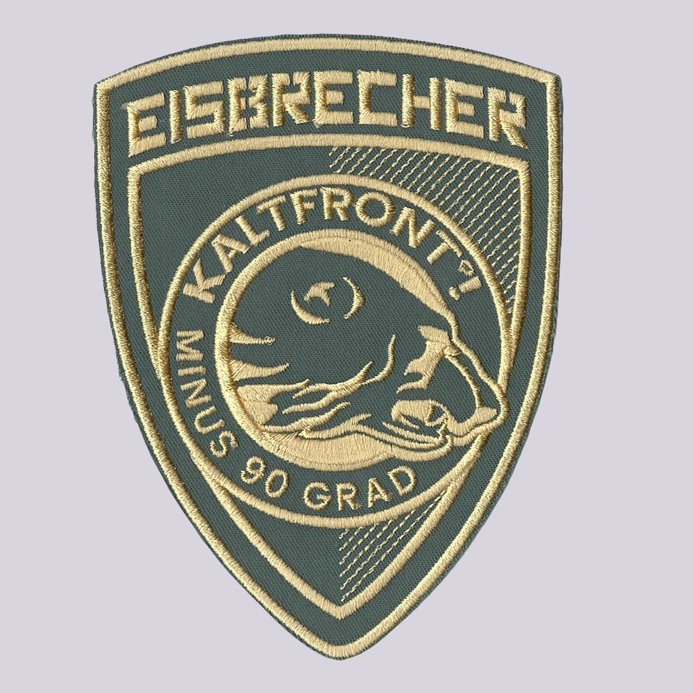 EISBRECHER 'Wappen Gold' Patch